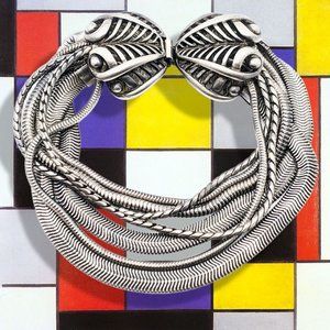 Oscar De La Renta Bracelet, Oscar De La Renta Silver Multichain Bow Bracelet, De